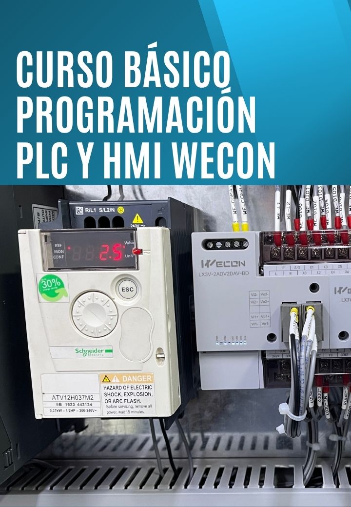 Curso básico de programación de PLC y HMI WECON